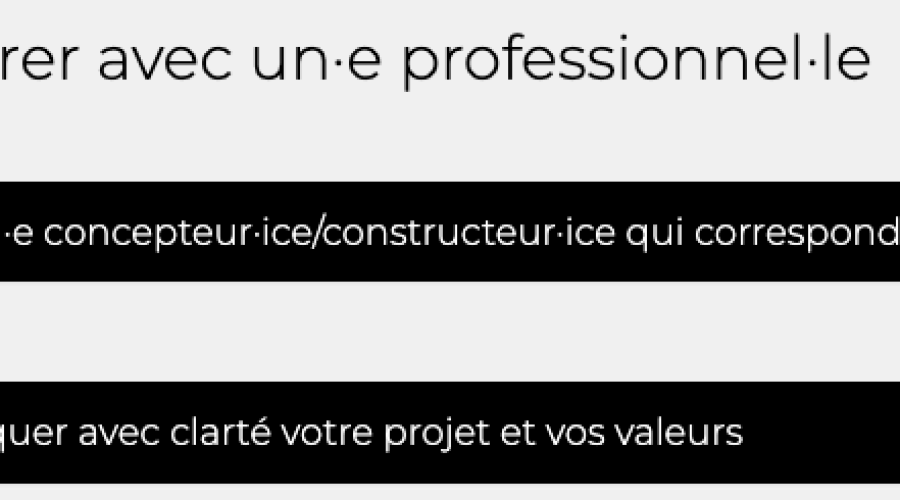 Introduction sur (faire) concevoir et construire son habitat