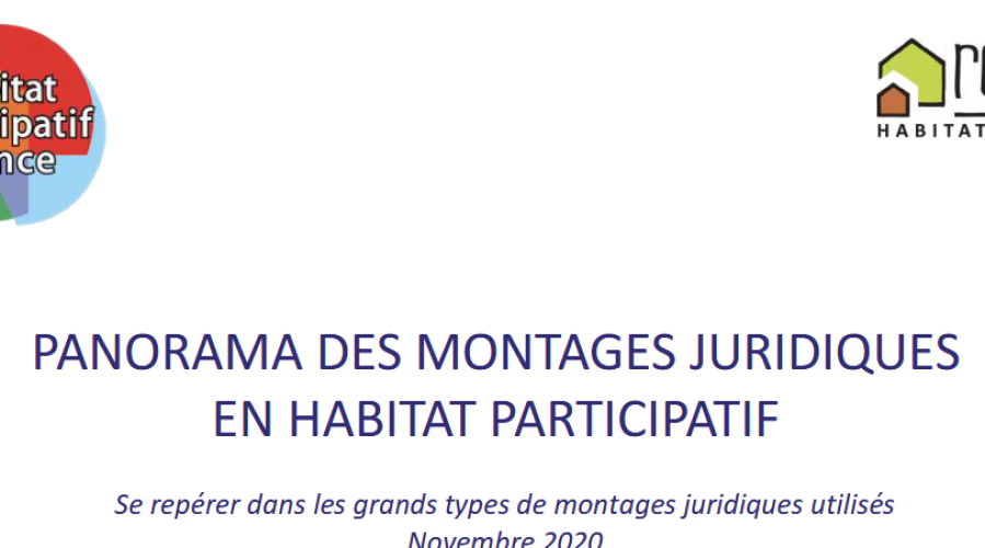 Panorama des montages juridiques des habitats participatifs