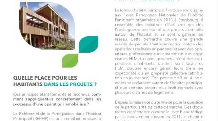 Présentation de l'outil "Référentiel de l'habitat participatif"
